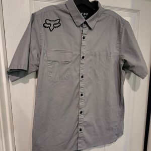 Fox Gray Casual They Are Snaps But Look Like Button Shirt,Read Post.